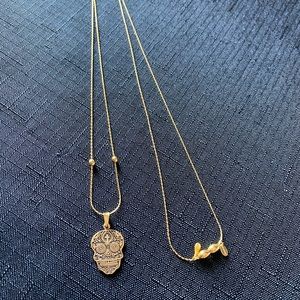 Alex & Ani Calavera Expandable Necklace